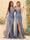 Sheath/Column Halter Sweetheart Long Formal Dresses with Split Side & Ruched