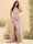 Sheath/Column Criss Cross Long Formal Dresses with Split Side & Ruched