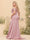 Sheath/Column Off-the-Shoulder Long Formal Plus Size Dresses with Split Side & Ruched