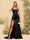 Sheath/Column Long Formal Dresses with Split Side & Ruched