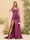 Sheath/Column Long Formal Dresses with Split Side & Ruched