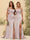 Sheath/Column Off-the-Shoulder Long Formal Dresses with Split Side