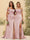 Sheath/Column Off-the-Shoulder Long Formal Dresses with Split Side