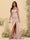 Sheath/Column Off-the-Shoulder Spaghetti Straps Long Formal Dresses with Split Side