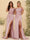 Sheath/Column Off-the-Shoulder Long Formal Dresses with Split Side & Ruched