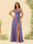 A-Line/Princess One-Shoulder Long Bridesmaid Dresses with Split Side