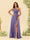 A-Line/Princess One-Shoulder Long Bridesmaid Dresses with Split Side