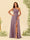 A-Line/Princess One-Shoulder Long Bridesmaid Dresses with Split Side