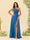 A-Line/Princess One-Shoulder Long Bridesmaid Dresses with Split Side