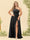 A-Line/Princess One-Shoulder Long Bridesmaid Plus Size Dresses with Split Side
