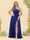 A-Line/Princess One-Shoulder Long Bridesmaid Plus Size Dresses with Split Side