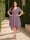 A-Line/Princess V-Neck Short Sleeves Asymmetrical Plus Size Bridesmaid Dresses with Ruffles