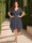 A-Line/Princess V-Neck Short Sleeves Asymmetrical Plus Size Bridesmaid Dresses with Ruffles