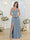 A-Line/Princess Spaghetti Straps Long Wedding Party Dresses with Split Side