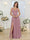A-Line/Princess Spaghetti Straps Long Wedding Party Dresses with Split Side