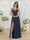 A-Line/Princess Spaghetti Straps Long Wedding Party Dresses with Split Side