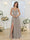 A-Line/Princess Spaghetti Straps Long Wedding Party Dresses with Split Side