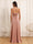A-Line/Princess Spaghetti Straps Long Wedding Party Dresses with Split Side