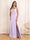 A-Line/Princess Spaghetti Straps Long Wedding Party Dresses with Split Side