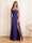 A-Line/Princess Spaghetti Straps Long Wedding Party Dresses with Split Side
