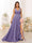 A-Line/Princess V-Neck Split Side Long Bridesmaid Dresses with Pockets