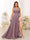 A-Line/Princess V-Neck Split Side Long Bridesmaid Dresses with Pockets