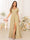 A-Line/Princess V-Neck Short Sleeves Long Bridesmaid Dresses with Split Side