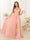 A-Line/Princess Spaghetti Straps Long Bridesmaid Dresses With Split Side