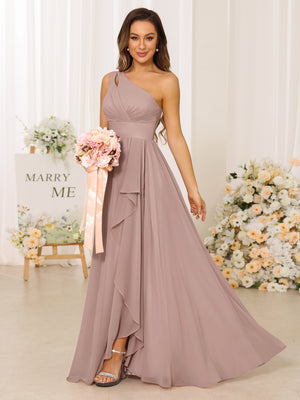 a line long bridesmaid dresses Stacees A-line Cowl Neck Stretch Satin Long Bridesmaid Dresses with Slit