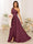 A-Line/Princess One-Shoulder Long Bridesmaid Dresses With Split Side