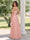 A-Line/Princess One-Shoulder Long Wedding Guest Dresses With Split Side