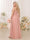 A-Line/Princess One-Shoulder Long Plus Size Bridesmaid Dresses With Split Side