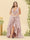 A-Line/Princess Asymmetrical V-Neck Plus Size Bridesmaid Dresses With Ruffles
