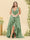 A-Line/Princess Asymmetrical V-Neck Plus Size Bridesmaid Dresses With Ruffles