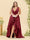 A-Line/Princess Asymmetrical V-Neck Plus Size Bridesmaid Dresses With Ruffles