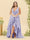 A-Line/Princess Asymmetrical V-Neck Plus Size Bridesmaid Dresses With Ruffles