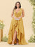 A-Line/Princess Asymmetrical V-Neck Plus Size Bridesmaid Dresses With Ruffles