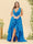 A-Line/Princess Asymmetrical V-Neck Plus Size Bridesmaid Dresses With Ruffles