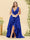 A-Line/Princess Asymmetrical V-Neck Plus Size Bridesmaid Dresses With Ruffles