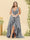 A-Line/Princess Asymmetrical V-Neck Plus Size Bridesmaid Dresses With Ruffles