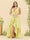 A-Line/Princess Asymmetrical V-Neck Plus Size Bridesmaid Dresses With Ruffles