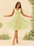 A-Line/Princess Knee-Length V-Neck Bridesmaid Dresses With Ruffles