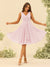 A-Line/Princess Knee-Length V-Neck Bridesmaid Dresses With Ruffles