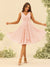 A-Line/Princess Knee-Length V-Neck Bridesmaid Dresses With Ruffles