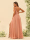A-Line/Princess Floor-Length Spaghetti Straps Ruffles Bridesmaid Dresses