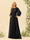 A-Line/Princess Floor-Length Long Sleeves Bridesmaid Dresses With Sash