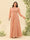 A-Line/Princess Floor-Length Long Sleeves Plus Size Bridesmaid Dresses With Sash