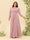 A-Line/Princess Floor-Length Long Sleeves Plus Size Bridesmaid Dresses With Sash