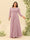A-Line/Princess Floor-Length Long Sleeves Plus Size Bridesmaid Dresses With Sash