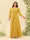 A-Line/Princess Floor-Length Long Sleeves Plus Size Bridesmaid Dresses With Sash